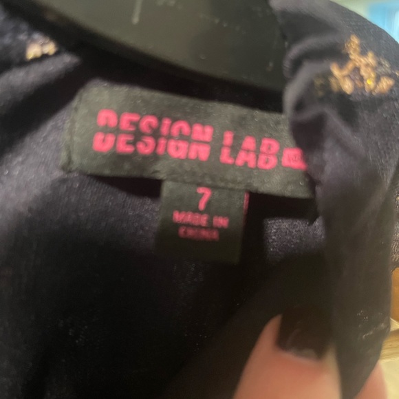 Design Lab, embroidered dress, black/gold - Picture 4 of 4